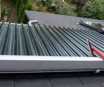 Röhrenkollektor reinigen