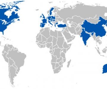 Länder in denen Solar Keymark verwendet wird