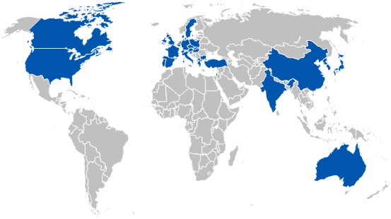 Länder in denen Solar Keymark verwendet wird