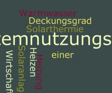 Systemnutzungsgrad einer Solaranlage