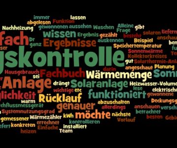 wärmemengenzähler zur erfolgskontrolle bei einer solaranlage