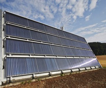 Solare Fernwärme, Röhrenkollektor