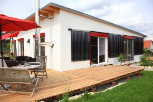 Sonnenhaus mit Röhrenkollektor