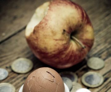 Apfel und Ei und Euro