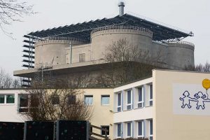 Flakbunker in der hamburger Hafencity