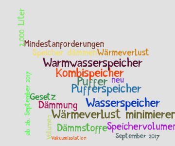 Speicherdämmung: Neue Mindestanforderungen