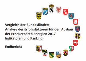 Titel Bundesländervergleich Erneuerbare Energien 2017