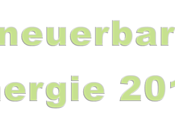 Erneuerbare Energie 2017 Energiemix
