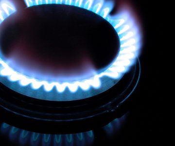 Brennstoff-Check Gasflamme Heizgas