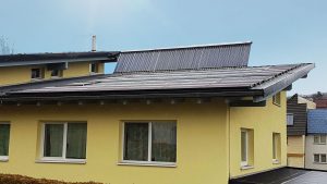 JungSolar Projekt des Monats Solarthermie auf Dach