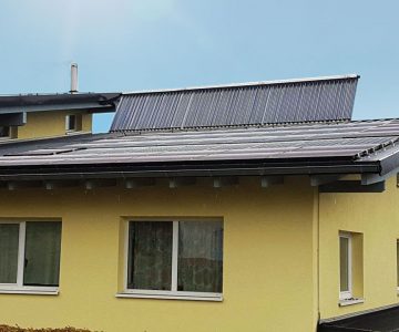 JungSolar Projekt des Monats Solarthermie auf Dach