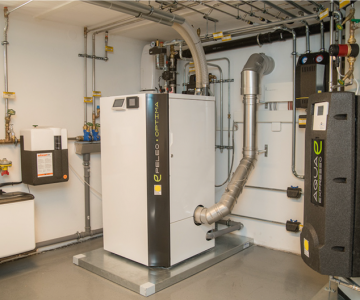 2. Projekt des Monats Oktober 2018 Ruh Haustechnik GmbH & Co. KG Heizraum