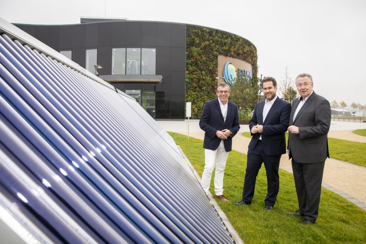 Solarthermie von Ritter für Klima Arena in Sinsheim