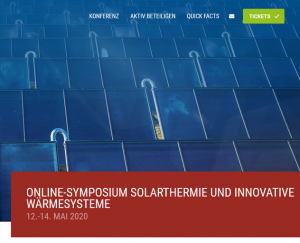 Online-Symposium Solarthermie 2020