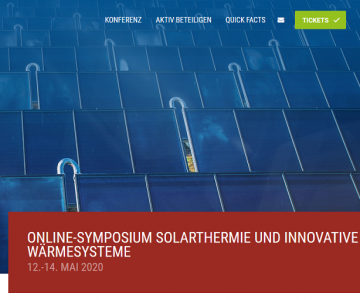 Online-Symposium Solarthermie 2020