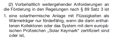 GEG_§90_Satz 2_Förderung Solarthermie-Anlagen_Solar Keymark 3
