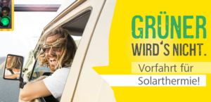 Aktion Wintersonne Grüner wirds nicht. Vorfahrt für Solarthermie!