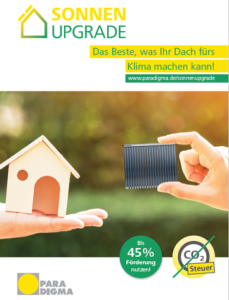 #Sonnenupgrade von Paradigma_Kampagnenfoto