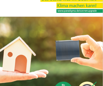 #Sonnenupgrade von Paradigma_Kampagnenfoto