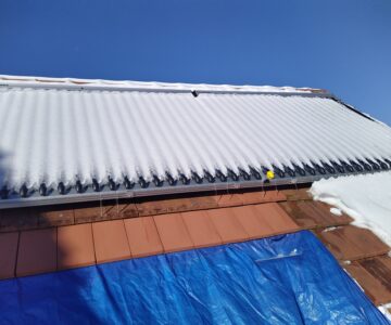 Solarthermie im Winter Solarthermie-Kollektoren unter Schnee