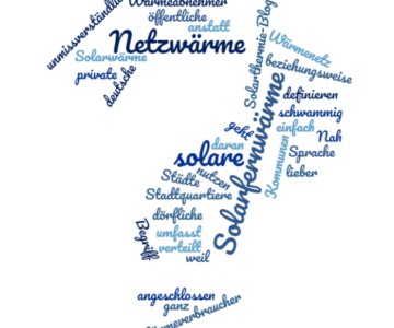 Solarfernwärme solare Netzwärme