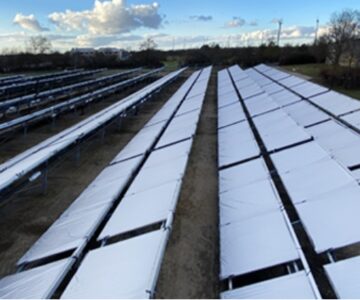 fast fertig_Solarthermie-Freiflächenanlage_Ritter XL Solar_Bitterfeld-Wolfen