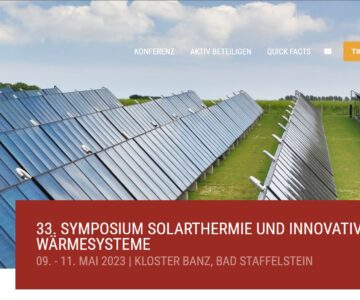 Solarthermie Symposium 2023