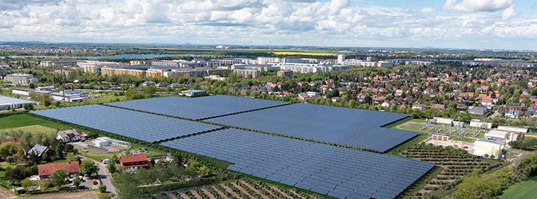 Groesste Solarthermieanlage Deutschlands Leipzig Ritter XL Solar Ritter Energie