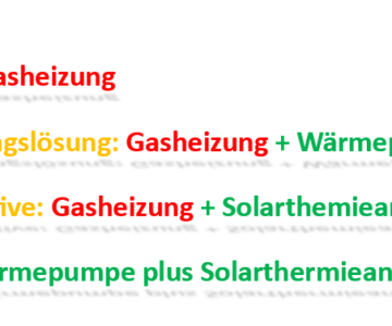 Gasheizung plus Waermepumpe: Vorteile, Nachteile