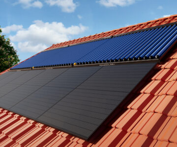 Paradigma Solardach mit Solarthermie AquaSOLAR+ und Photovoltaik