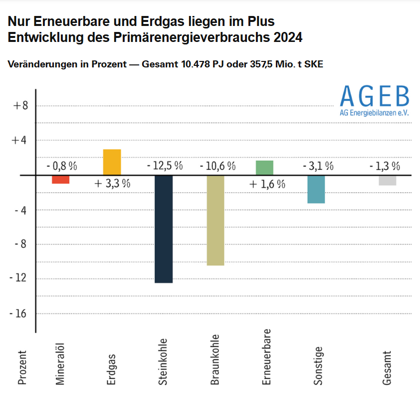 AGEB Primärenergieverbrauch 2024