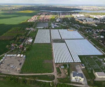 Deutschlands größte Solarthermieanlage Leipzig Ritter XL Solar Bau April 2025