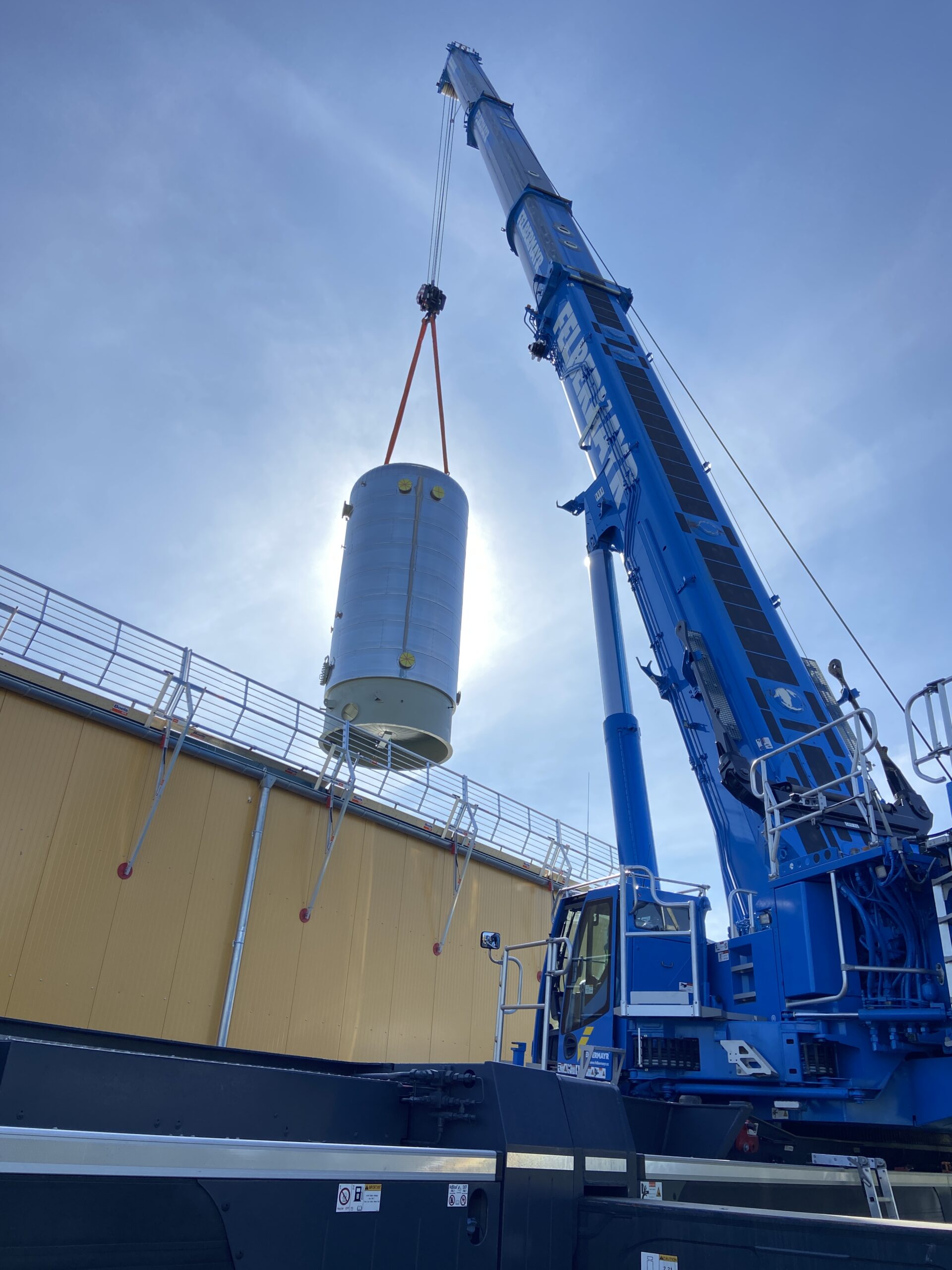 Deutschlands größte Solarthermieanlage Leipzig Ritter XL Solar Bau April 2025_Weiche I