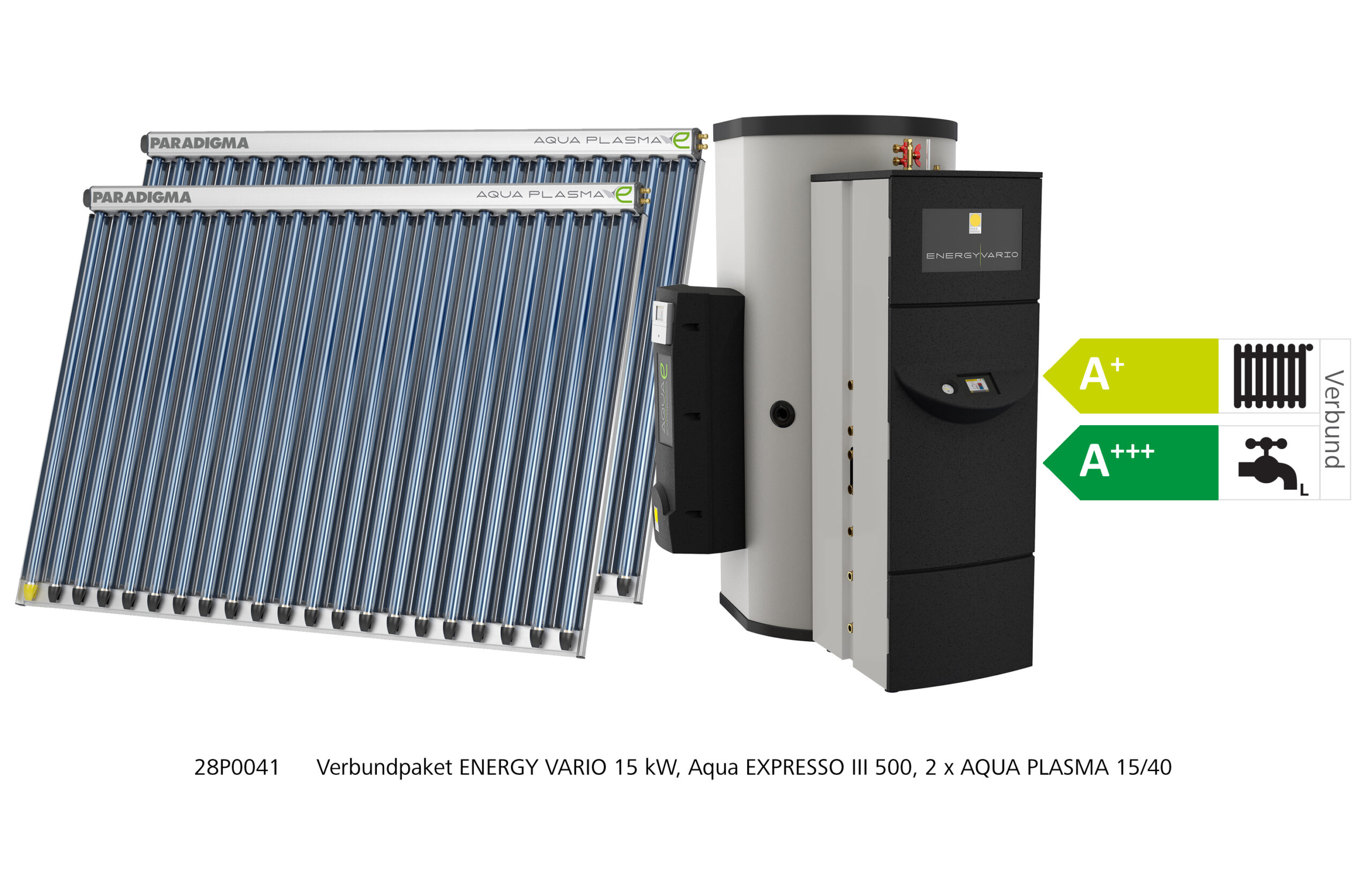 Hybridheizung Gas plus Solarthermie Paradigma