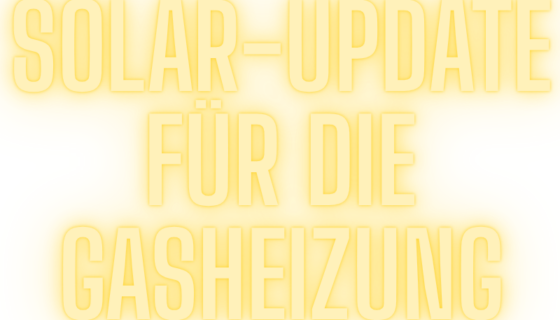 Gasheizung + Solarthermieanlage (1)