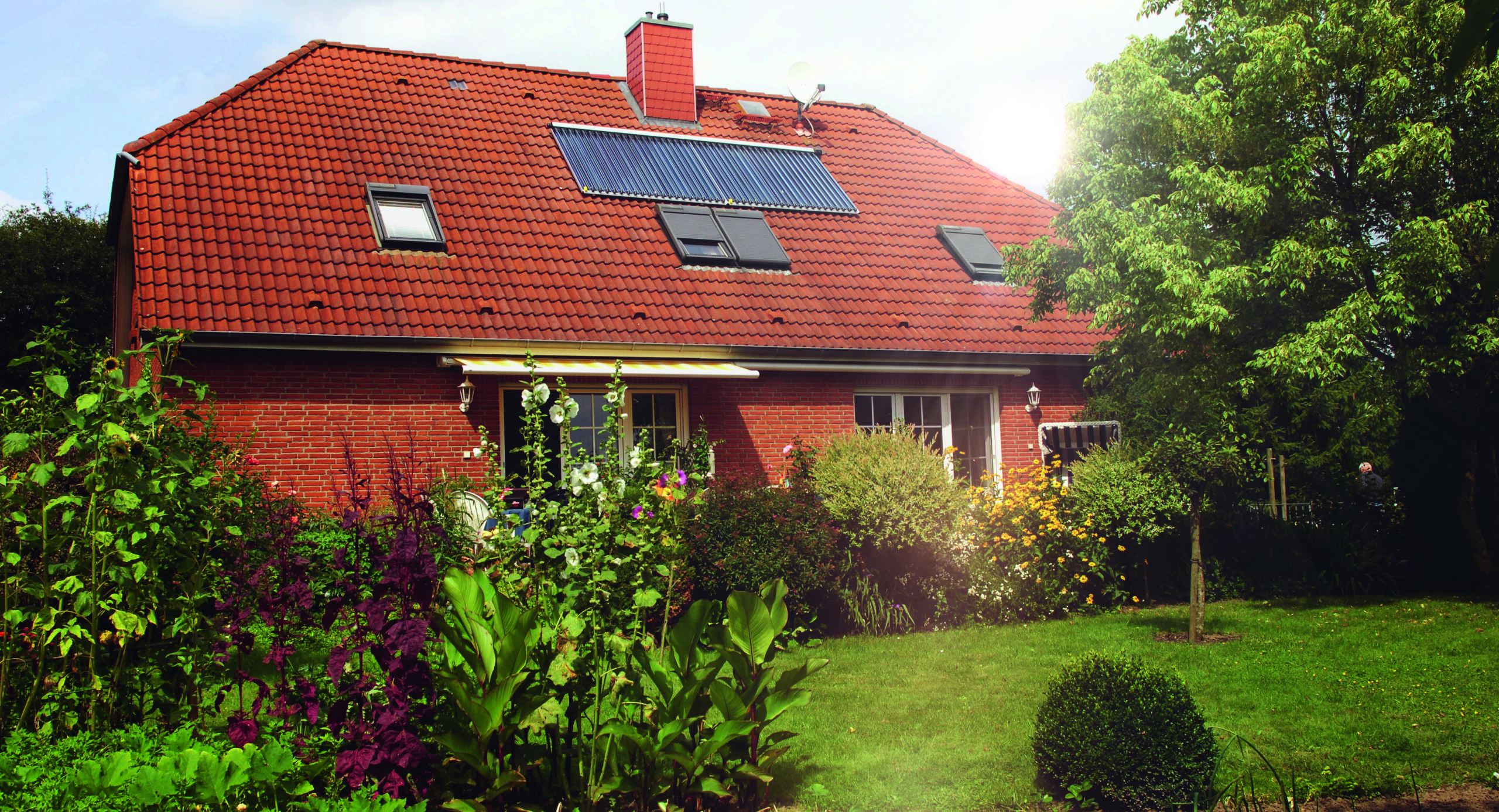 Gasheizung plus Solarthermieanlage