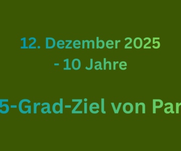 10 Jahre Pariser Klimaabkommen