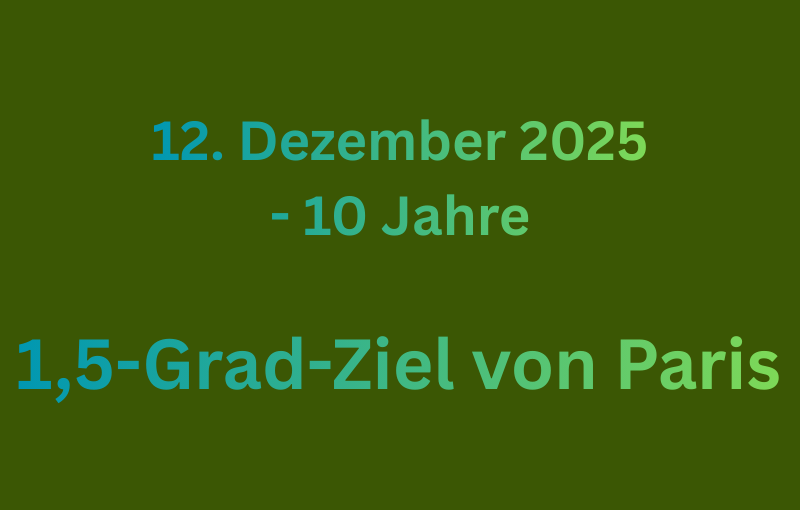 10 Jahre Pariser Klimaabkommen