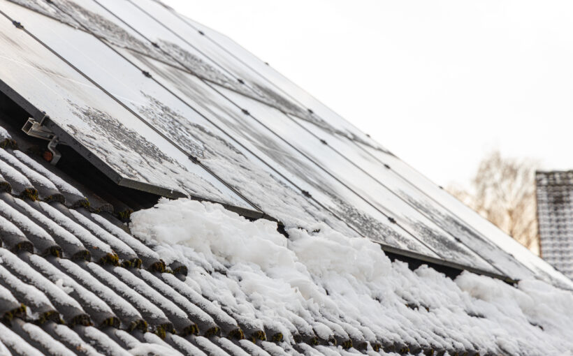 PV-Anlage im Winter